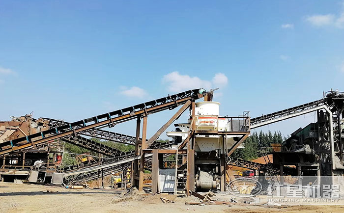 制砂加工現(xiàn)場展示 制砂加工現(xiàn)場展示