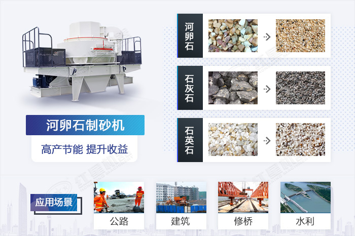 制砂機應用領(lǐng)域展示 制砂機應用領(lǐng)域展示
